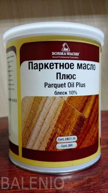 Масло для паркета Pаrquet Oil Plus блеск 60% (1 л)